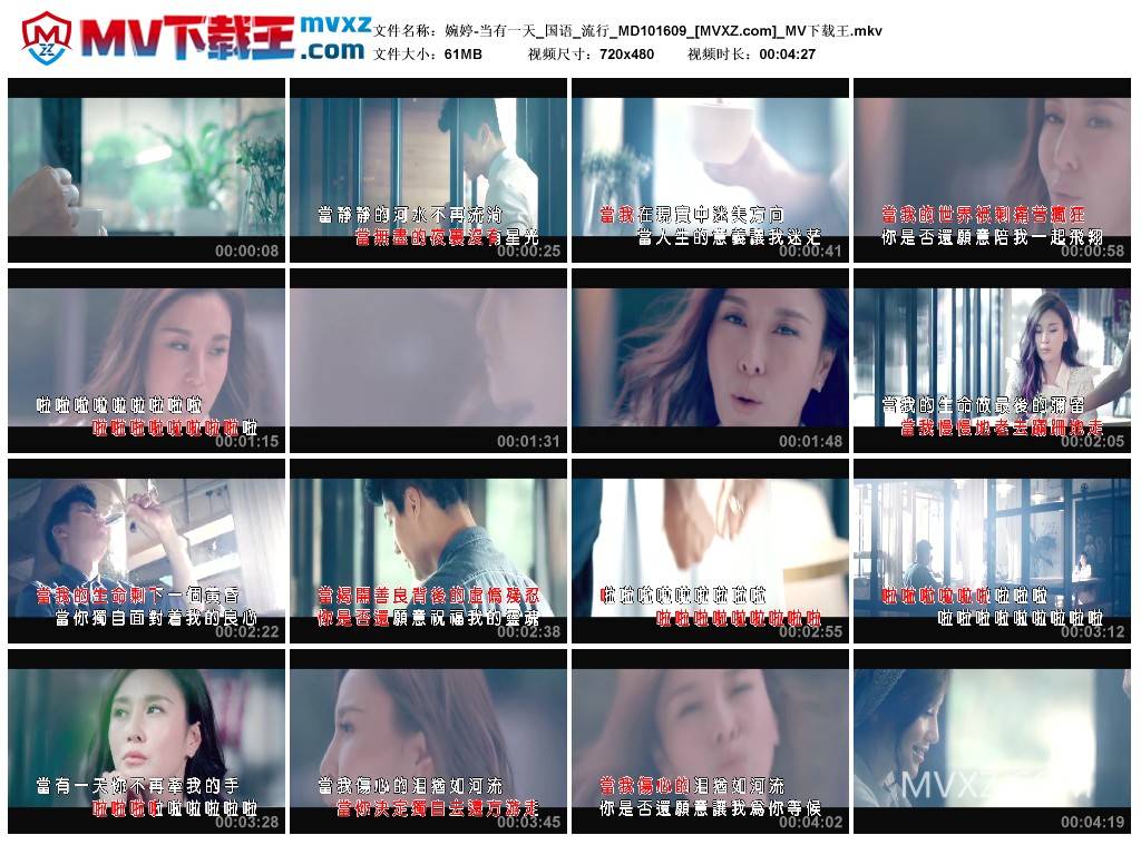婉婷-当有一天_国语_流行_MD101609